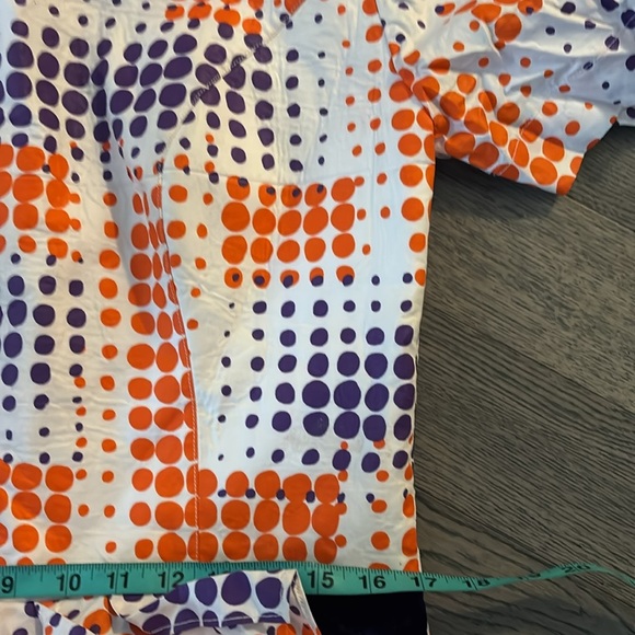 Vintage blue velvet pattern Maxi party dress Sz XL - Picture 12 of 15